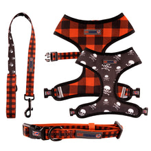 Load image into Gallery viewer, Don't Cross Me - Reversible Harness, Collar & Lead Bundle